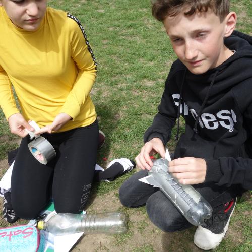 Vorbereitungen Raketenstart